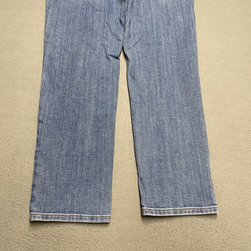 J. Jill Jeans Womens 6 Petite Blue Relaxed Boyfriend Denim Stretch Medium Wash - Picture 10 of 15